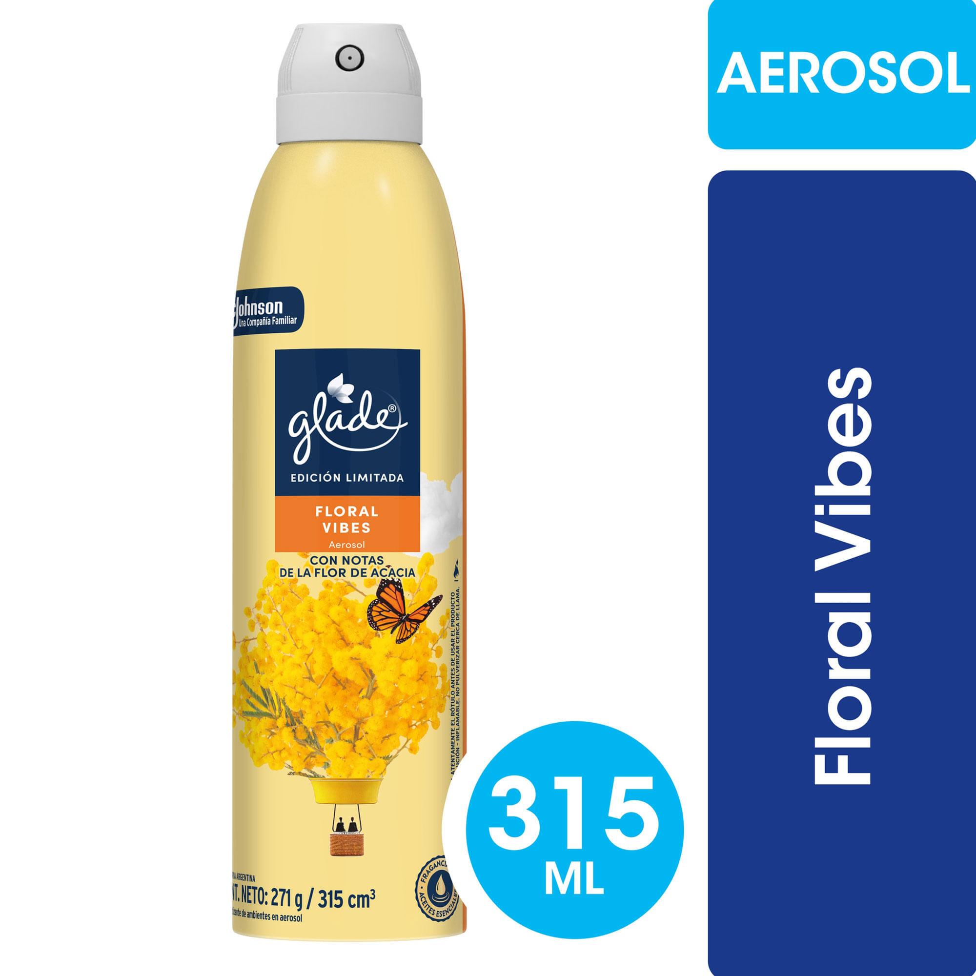 AEROSOL ED LIM FLORAL VIBES GLADE 315ML