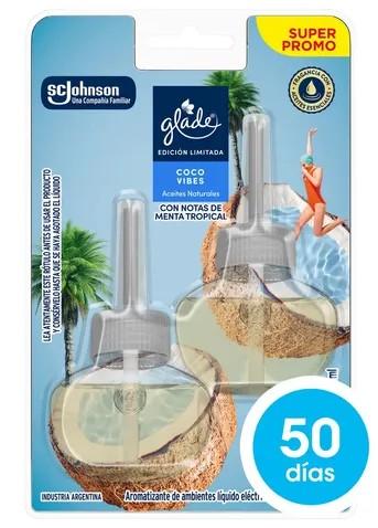 ACEITE NATURAL COCO VIBES GLADE TWINPACK 