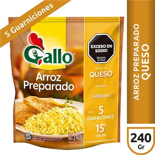 ARROZ PREPARADO GALLO QUESO x 240g