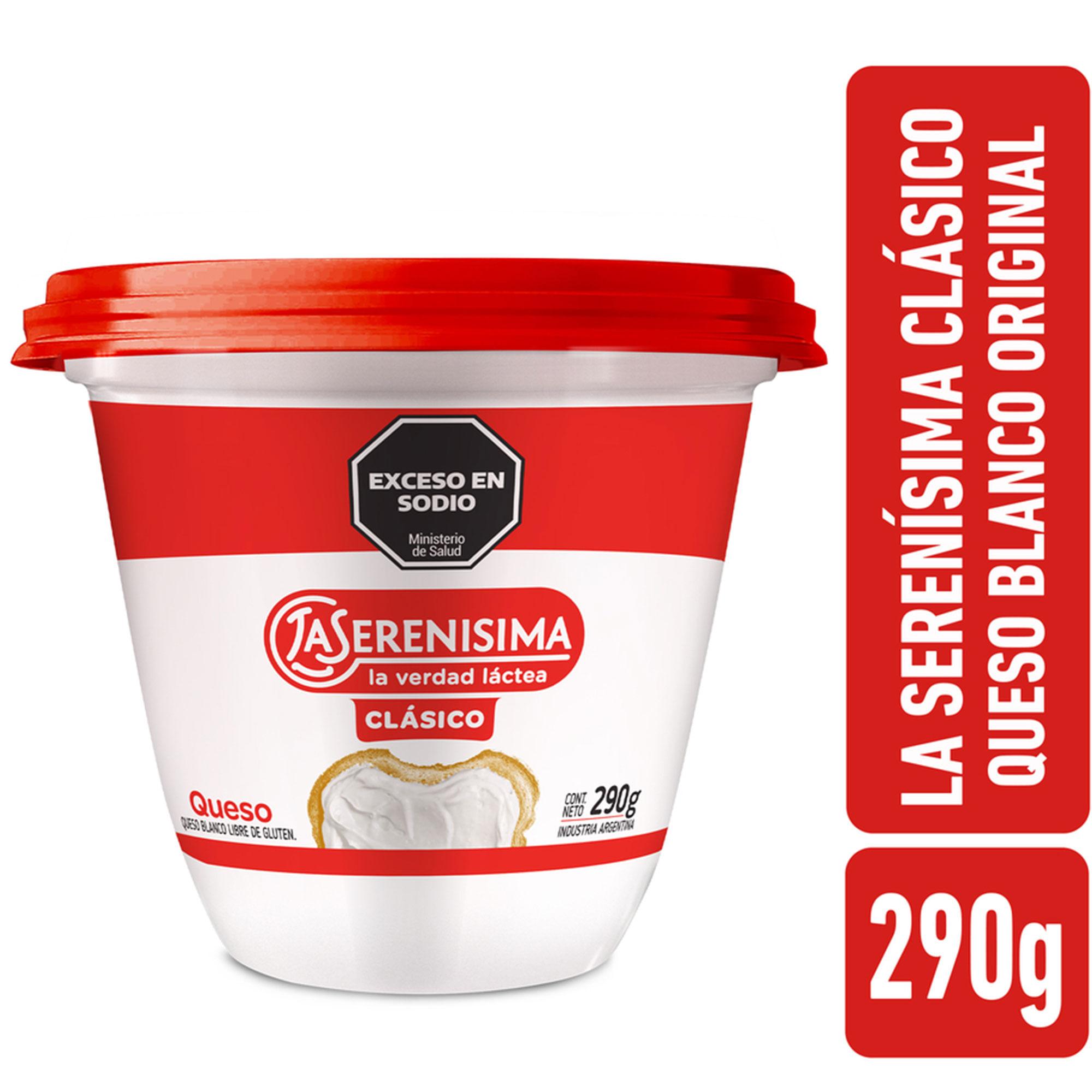 QUESO BLANCO ENTERO LA SERENISIMA x 290g