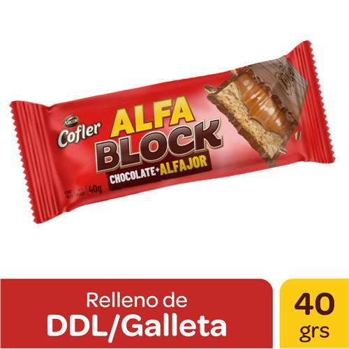 ALFAJOR COFLER BLOCK x40grs