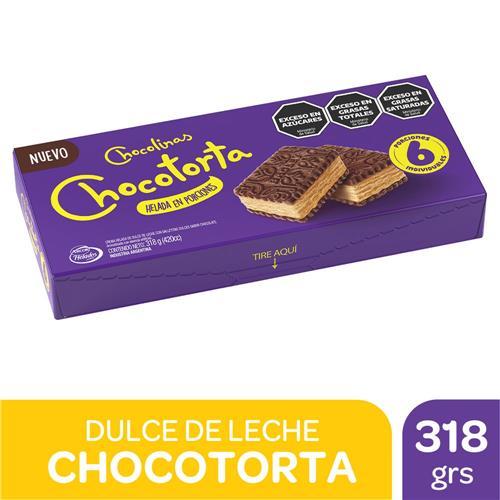 POSTRE CHOCOLINAS CHOCOTORTA 6U X318G