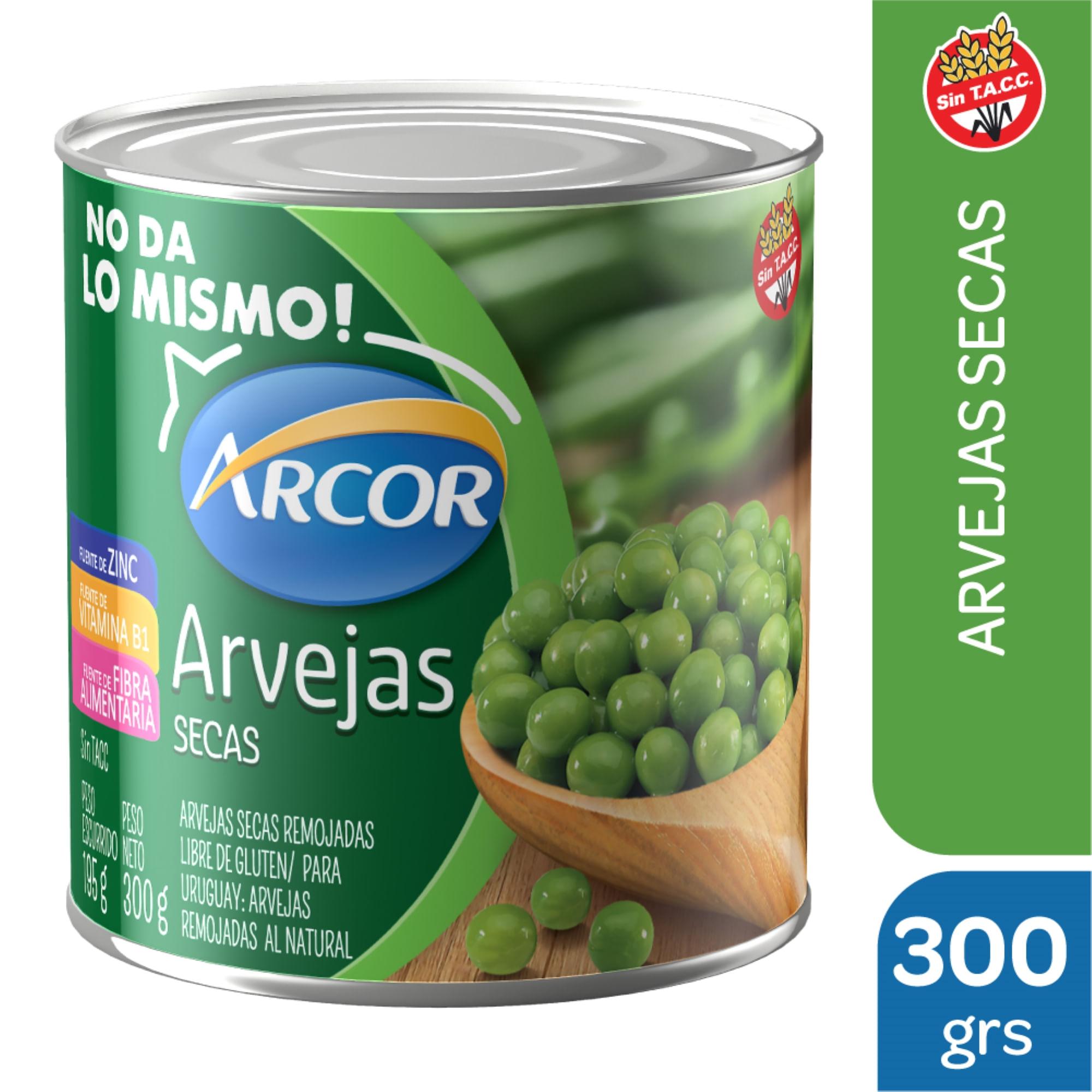 ARVEJAS SECAS ARCOR x300grs