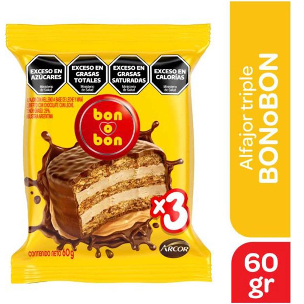 ALFAJOR BON O BON TRIPLE 60g
