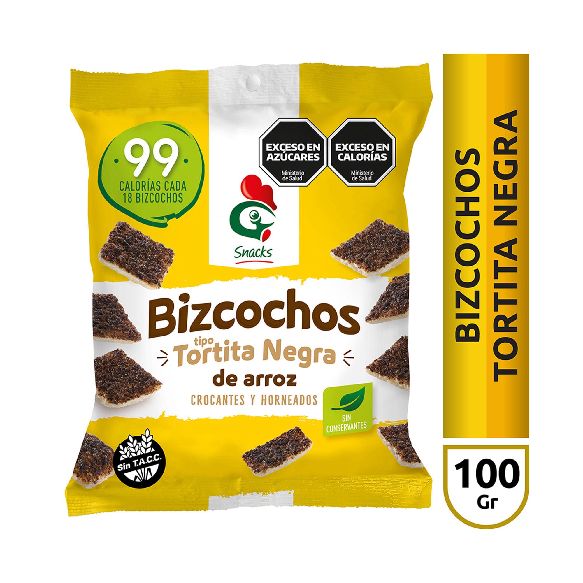 BIZCOCHOS DE ARROZ TORTITA NEGRA GALLO x 100g