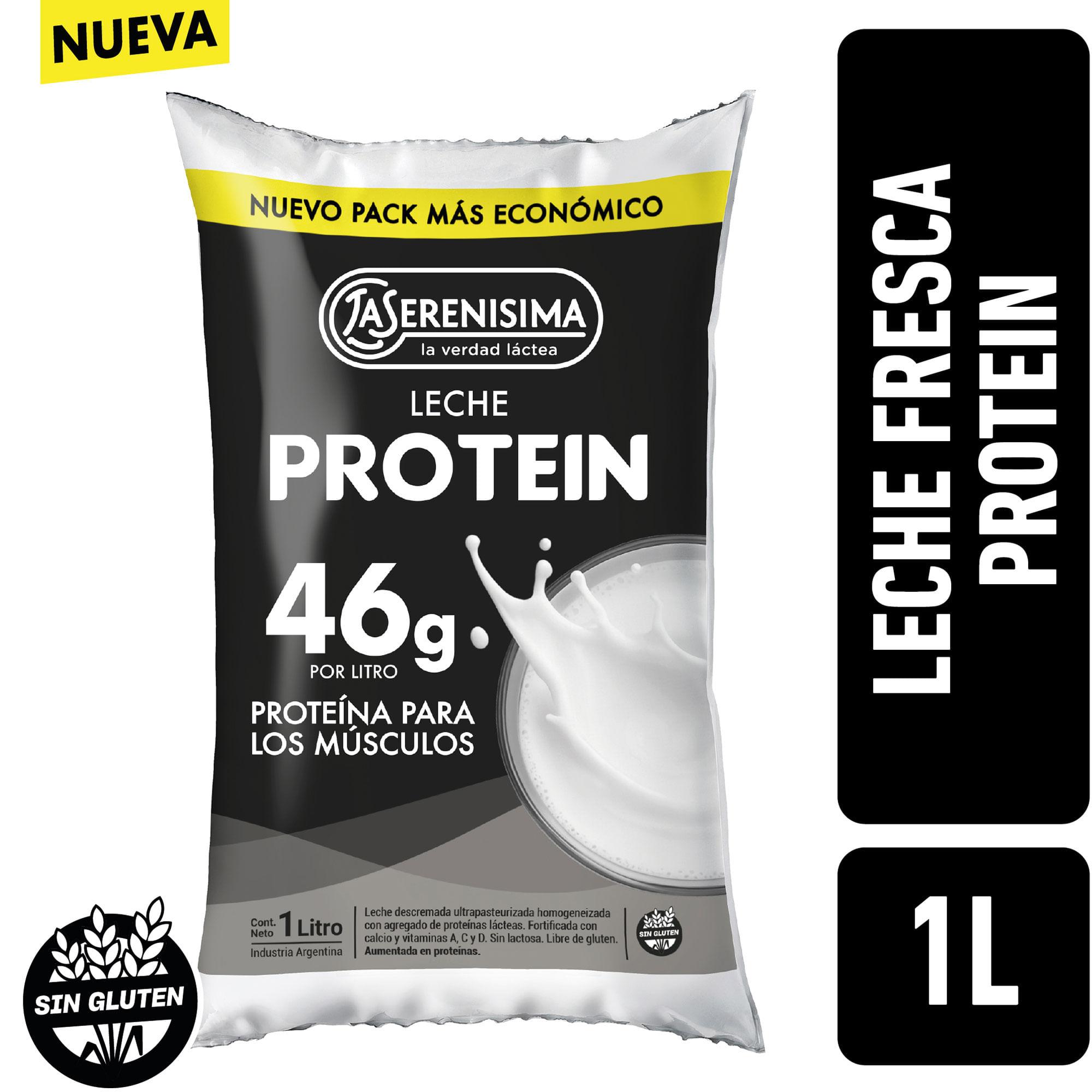 LECHE PROTEIN LA SERENISIMA 46G X1L