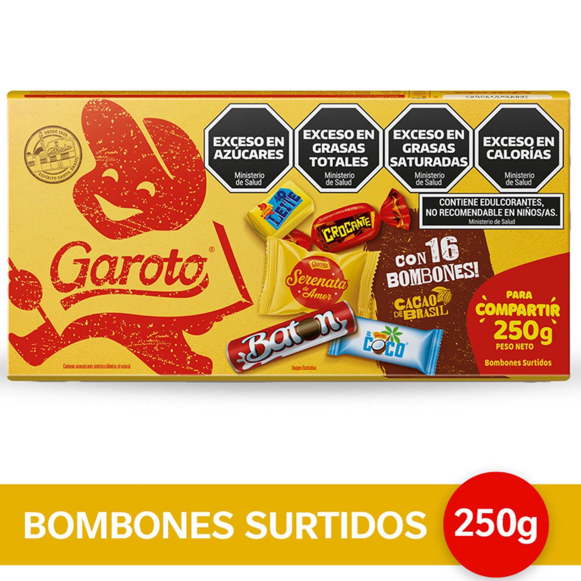 CAJA BOMBON GAROTO x 250g