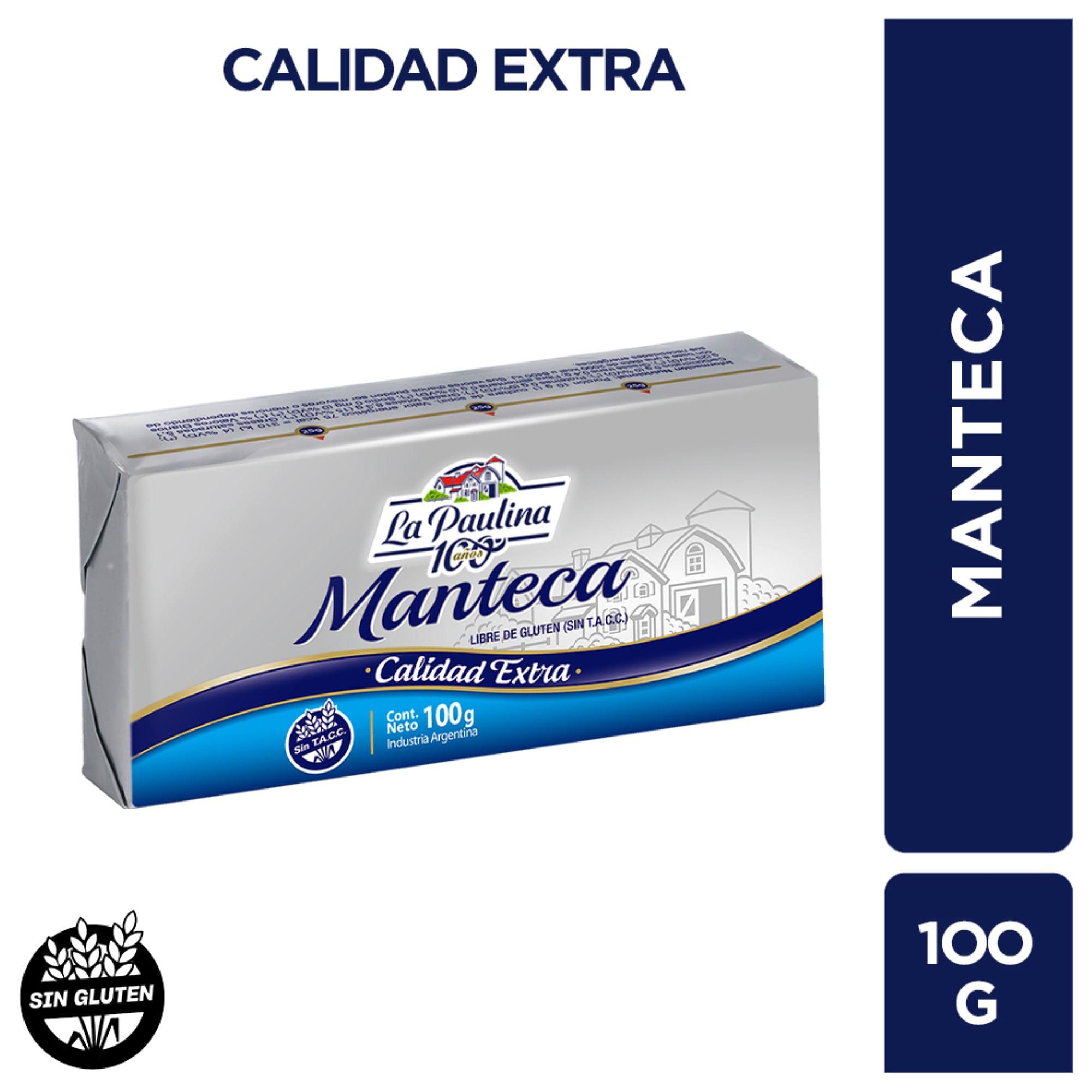 MANTECA LA PAULINA x 100g