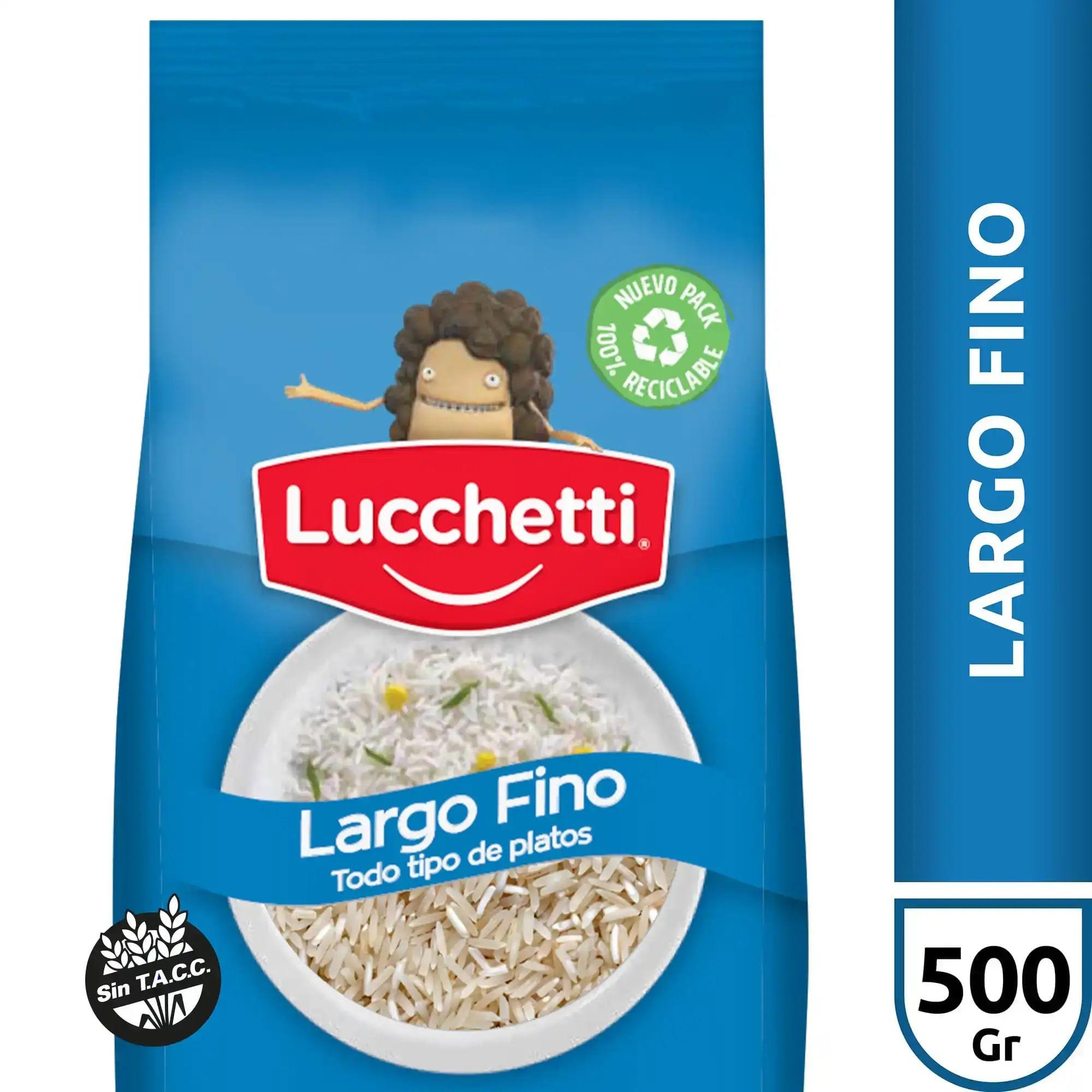 ARROZ LARGO FINO LUCCHETTI x 500g