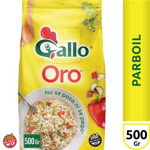 ARROZ PARB GALLO ORO BOLSA x 500 g
