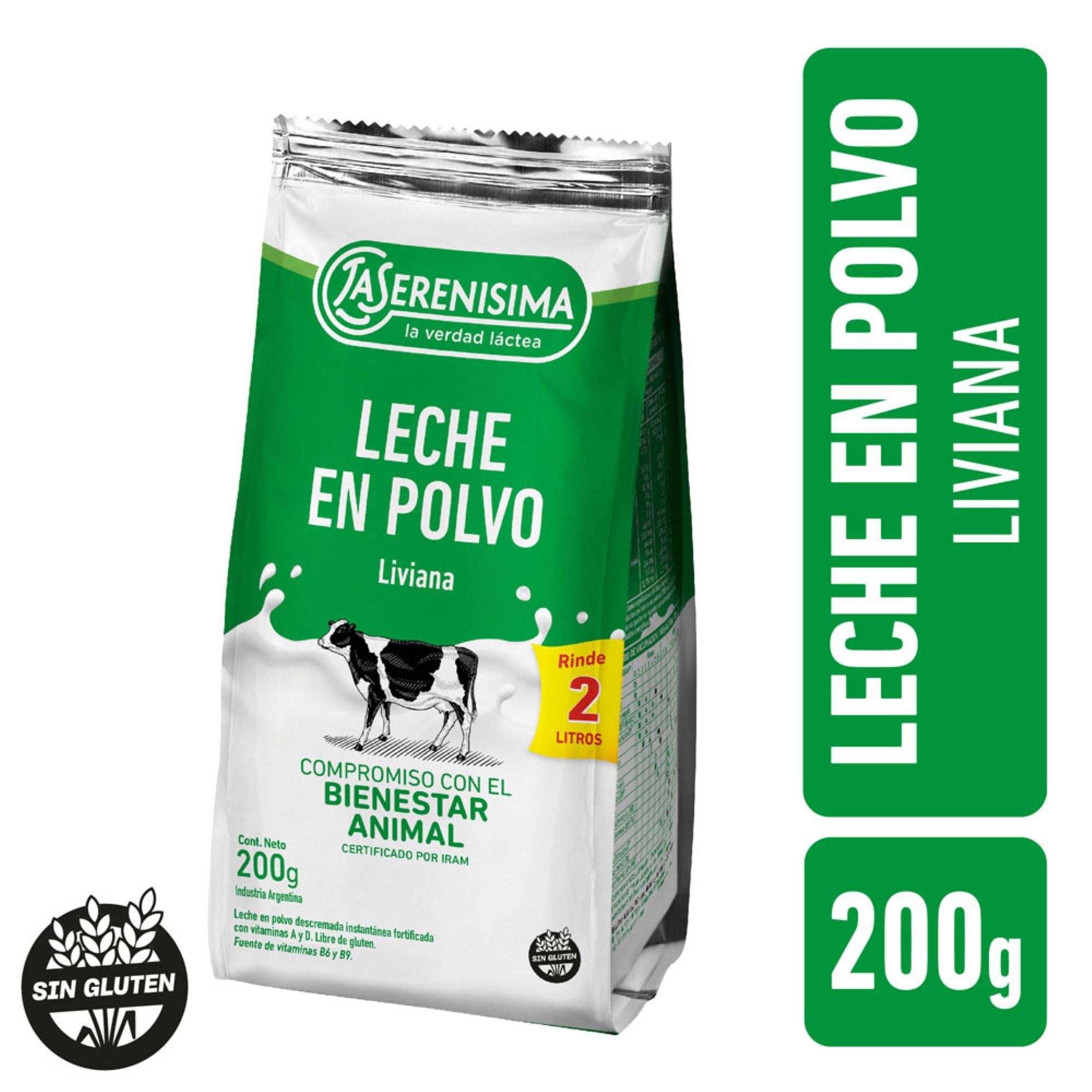 LECHE EN POLVO LS LIVIANA DESC BOLSA x 200g