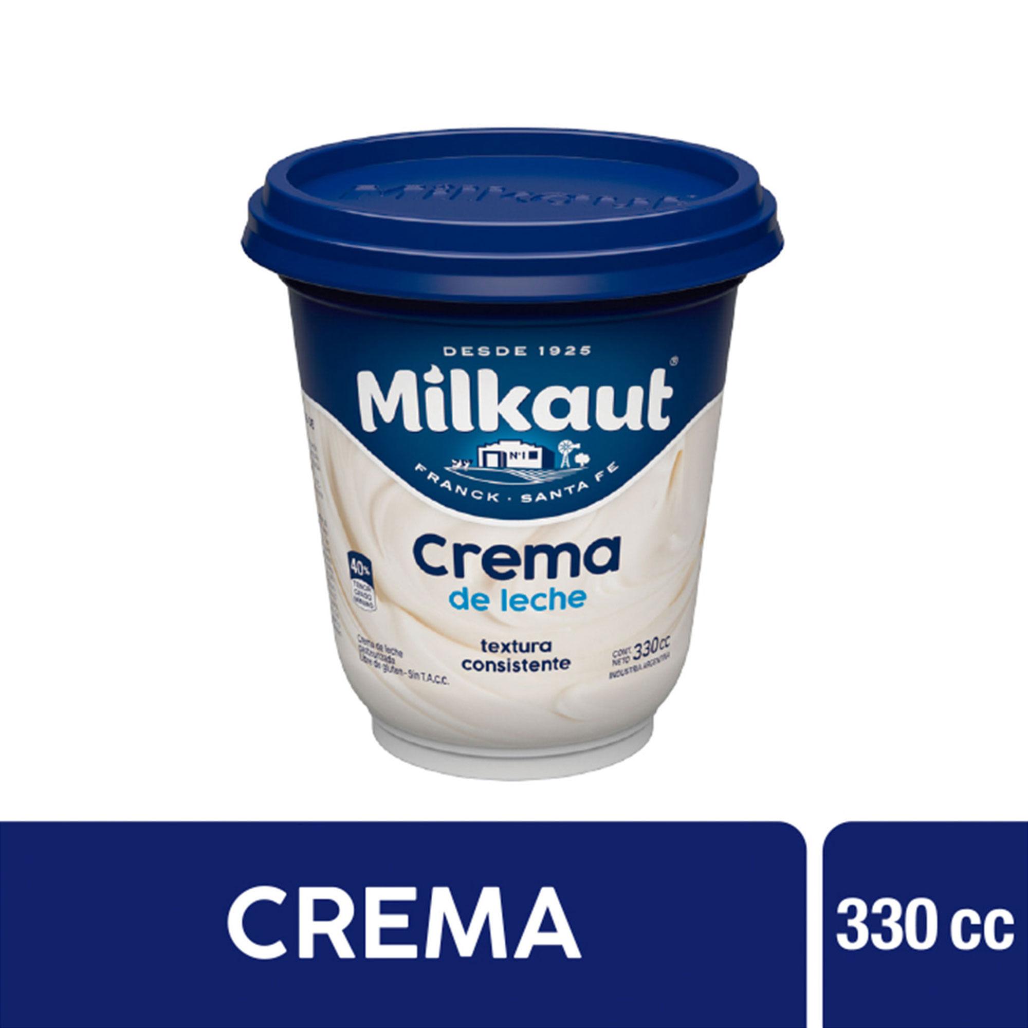 CREMA DE LECHE MILKAUT x 330cc