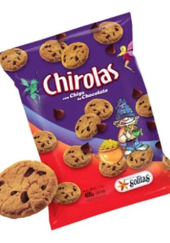 GALLETITAS SOLITAS DULCES CHIROLAS C/CHIPS x 400g