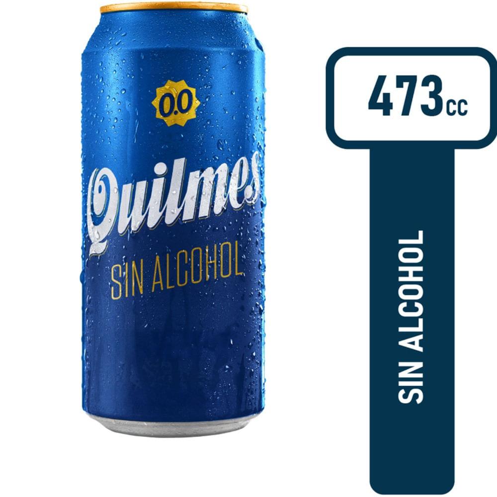 CERVEZA SIN ALCOHOL 0.0 QUILMES x473ml