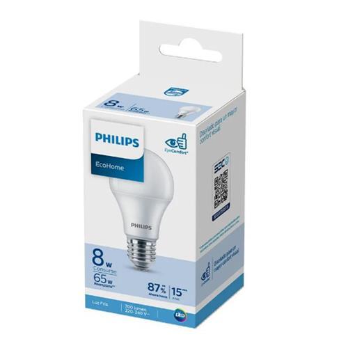 LAMPARA LED LUZ FRIA 8W PHILIPS