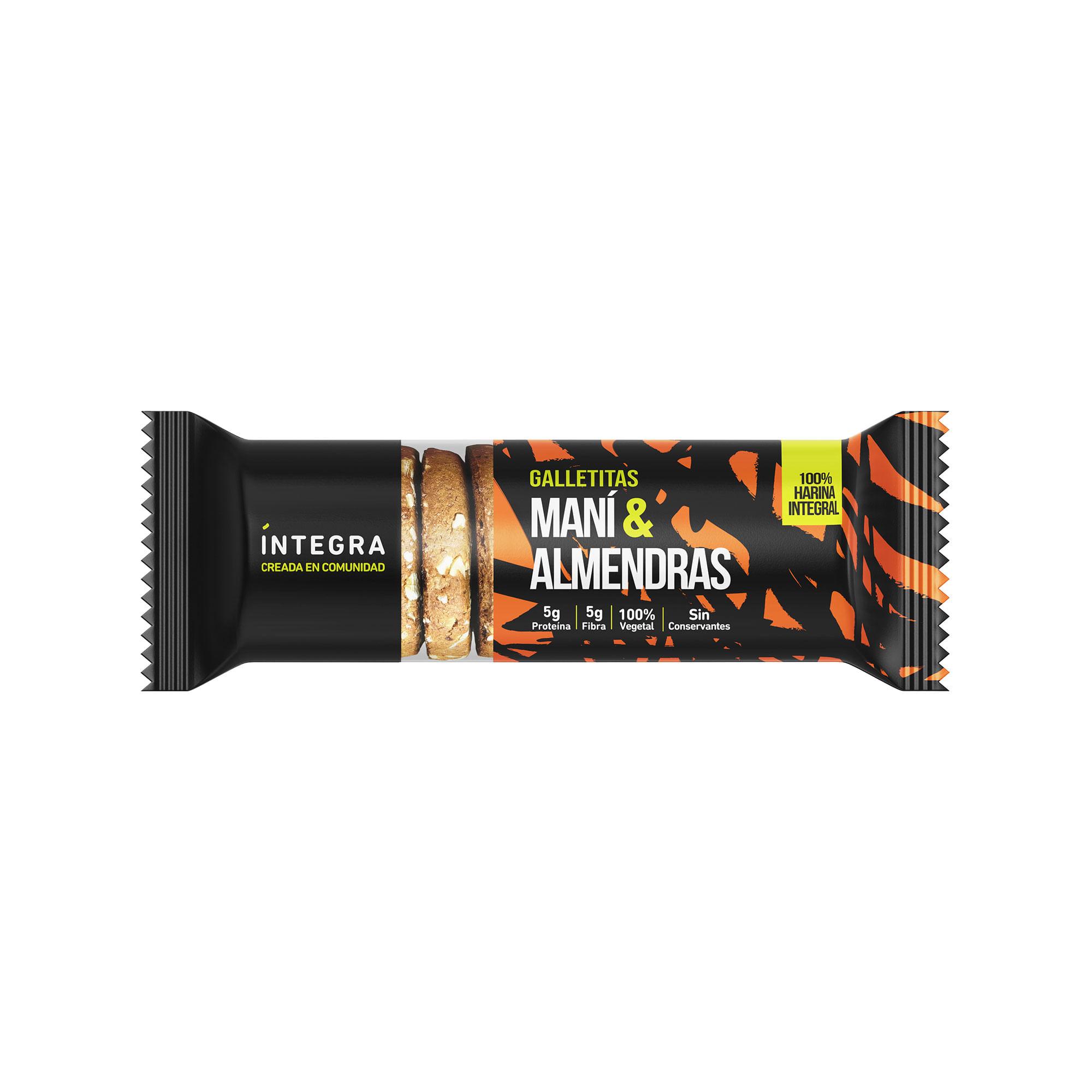 GALLETITAS INTEGRA MANI Y ALMENDRAS X200GRS