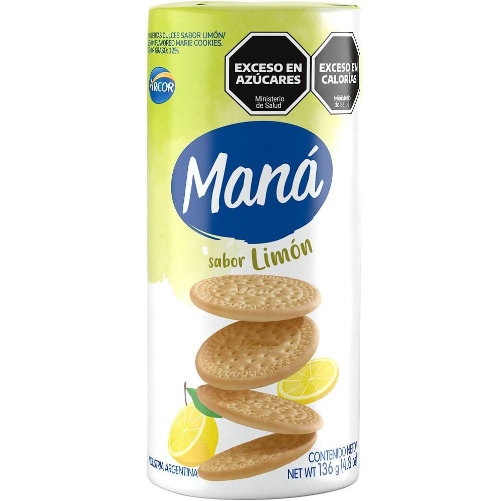 GALLETITAS MANA LIVIANAS LIMON x 136 g