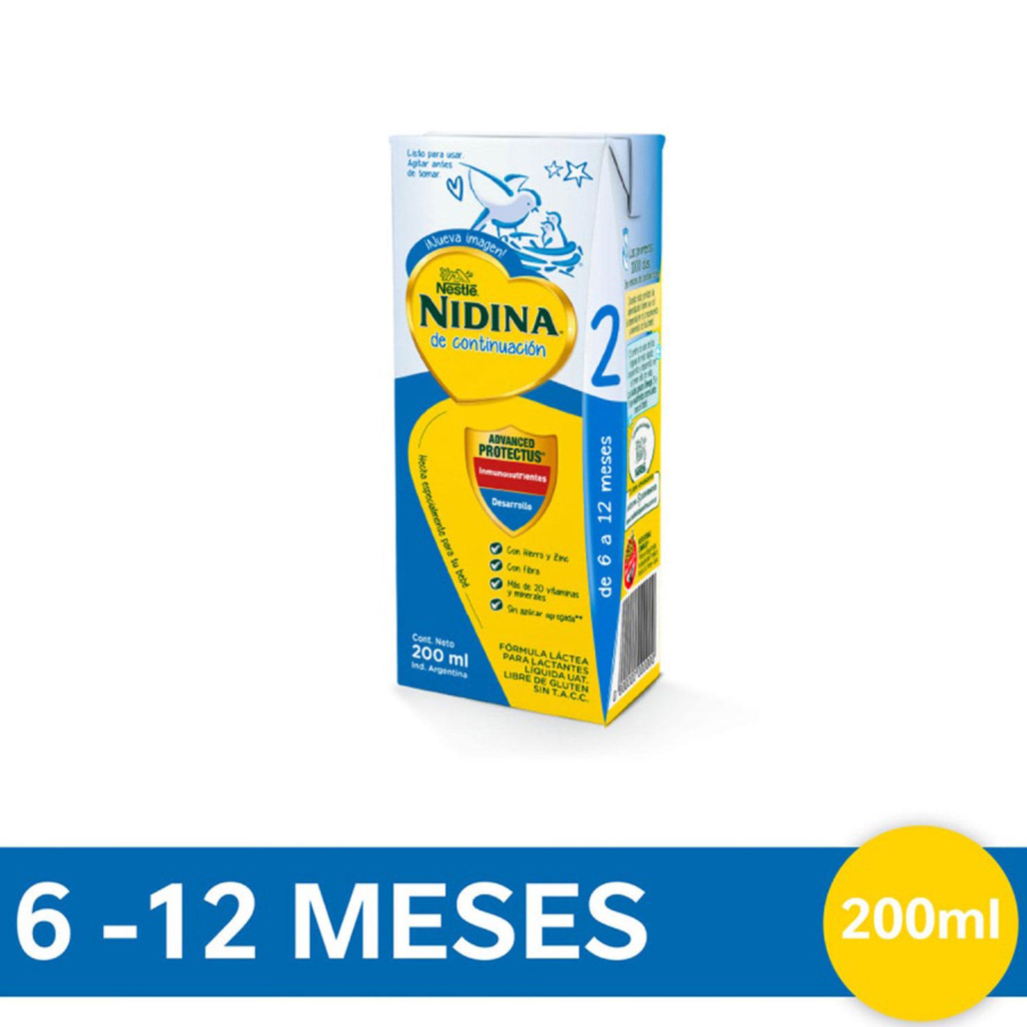 LECHE ETAPA 2 NIDINA x 200 ml