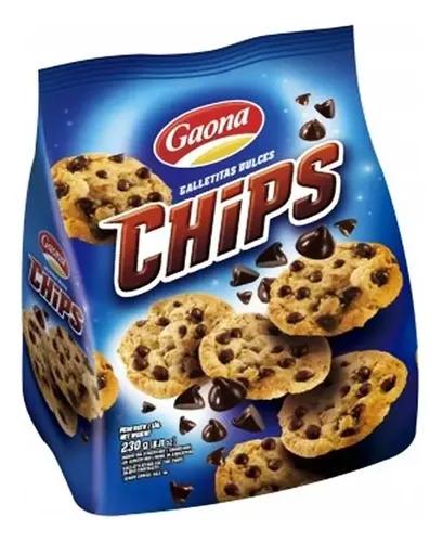 GALLETITAS CON CHIPS GAONA x 230g
