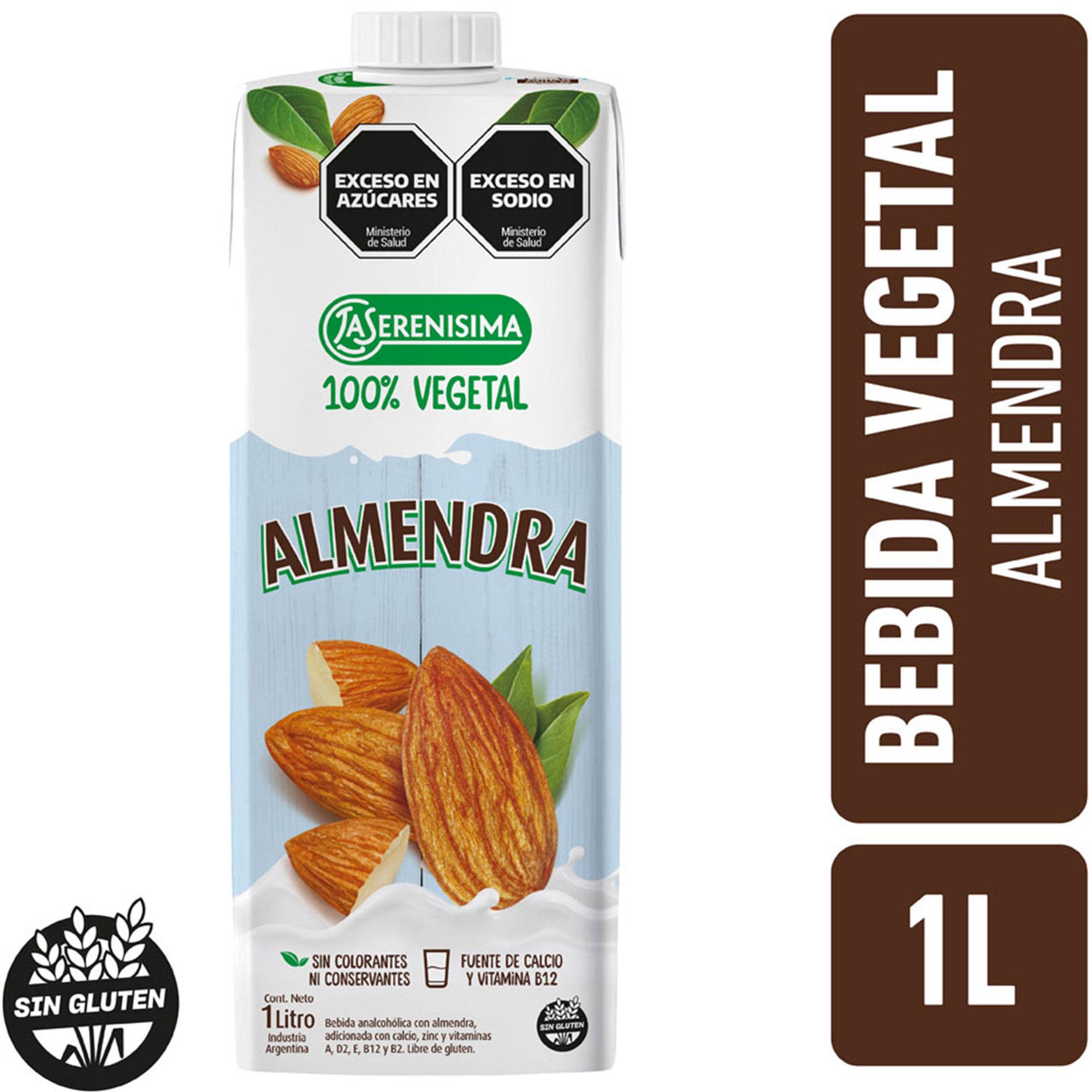 LECHE DE ALMENDRAS 100% VEG LA SERENISIMA x 1lt