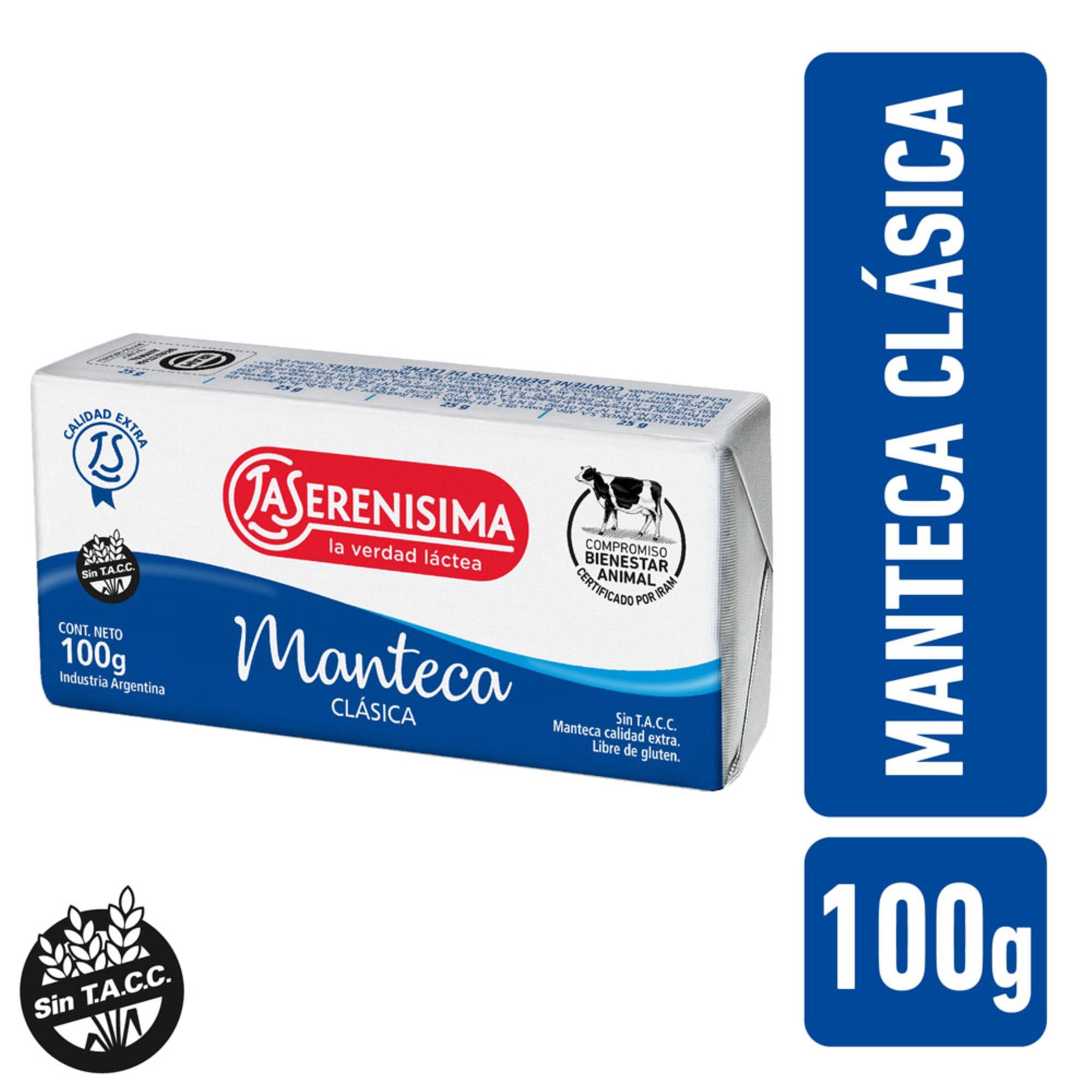 MANTECA LA SERENISIMA x 100g