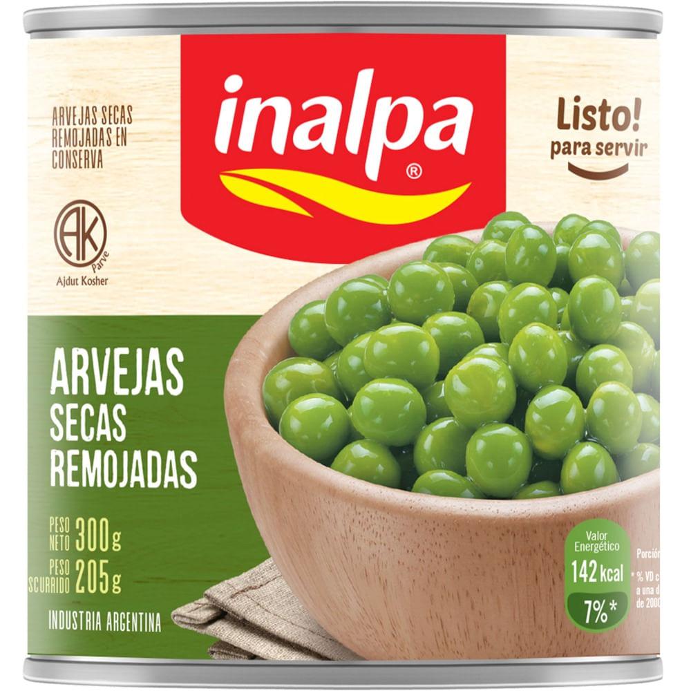 ARVEJAS SECA REMOJADAS INALPA x300grs