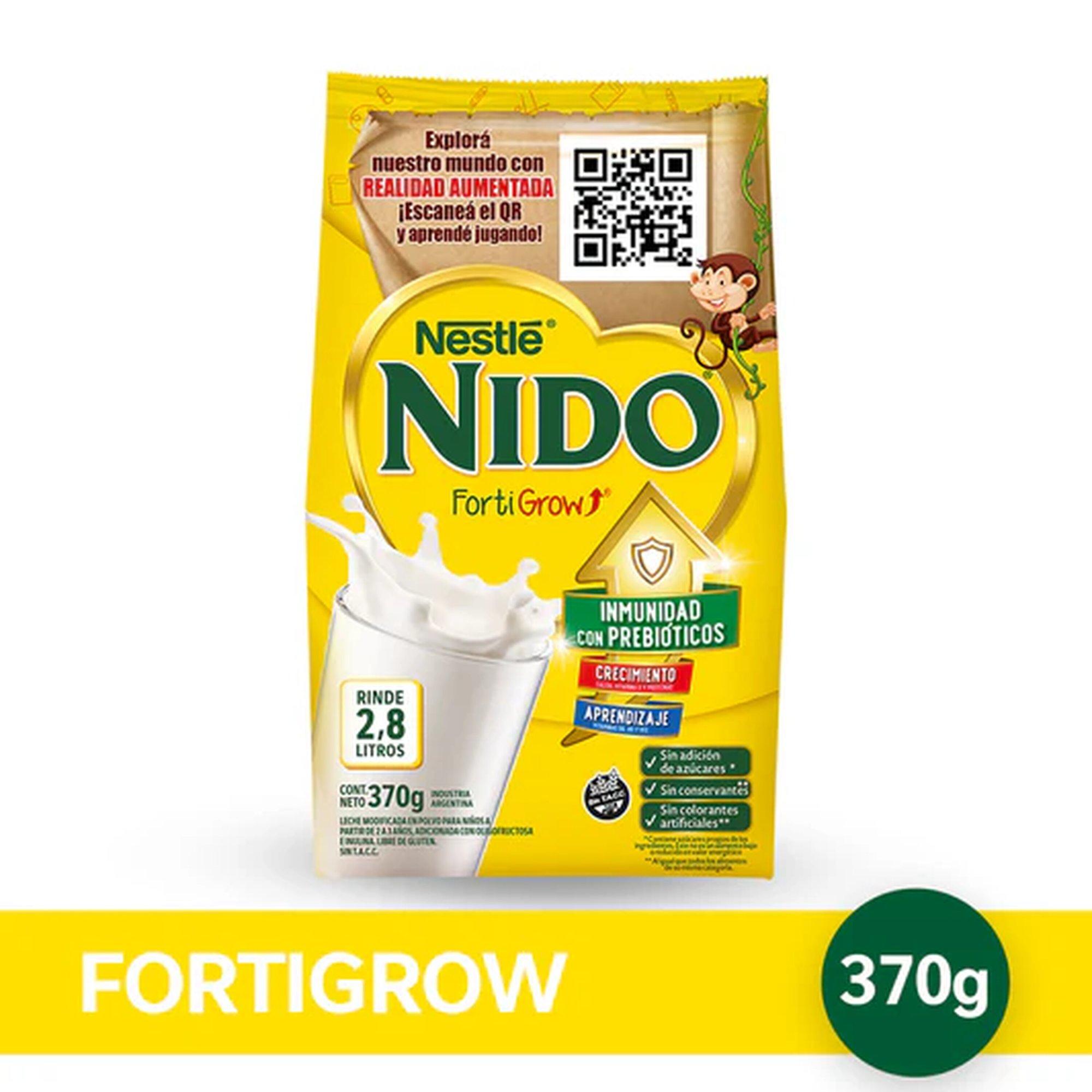 LECHE NIDO FORTIGROW x 370G