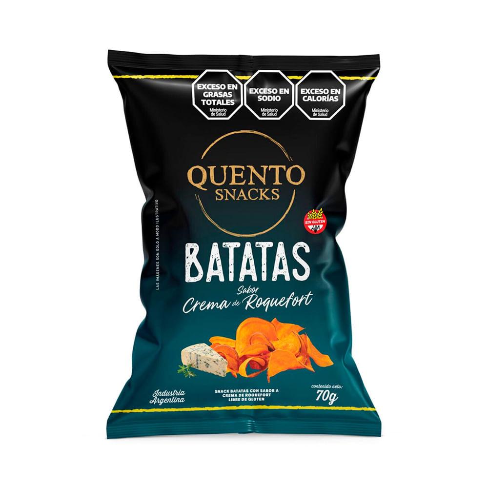 BATATAS CREMA DE ROQUEFORT QUENTO x 70g
