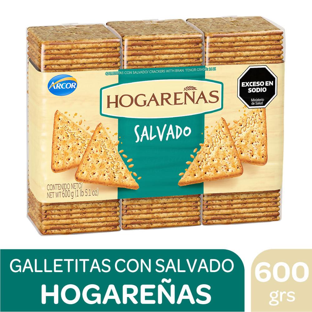 GALLETITAS HOGAREÑAS SALVADO x 3 x 600g