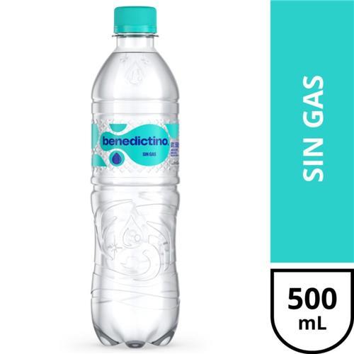 AGUA CON GAS BENEDICTINO x 500ml
