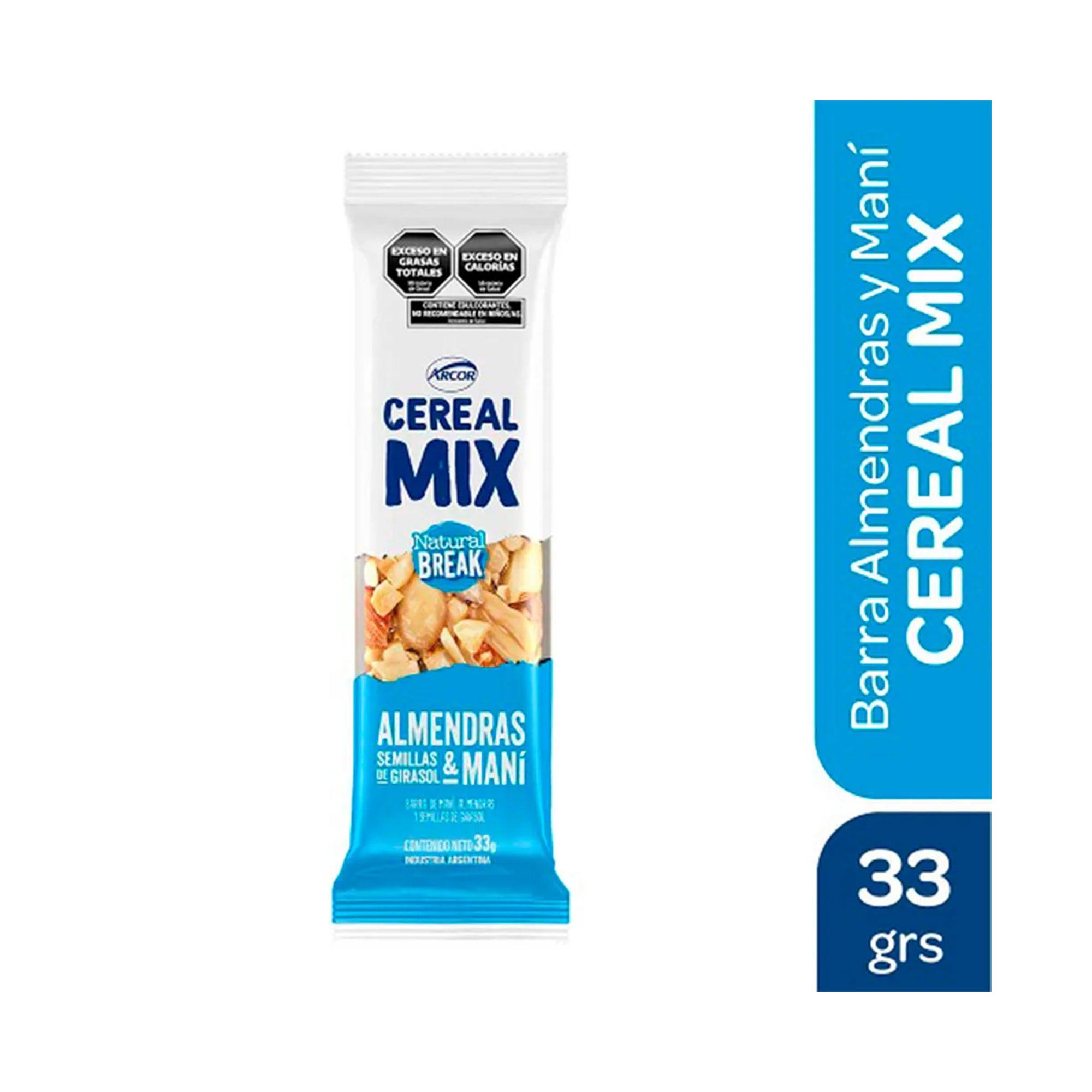 BARRA NATURAL BREAK ALMEN Y MANI x 33g