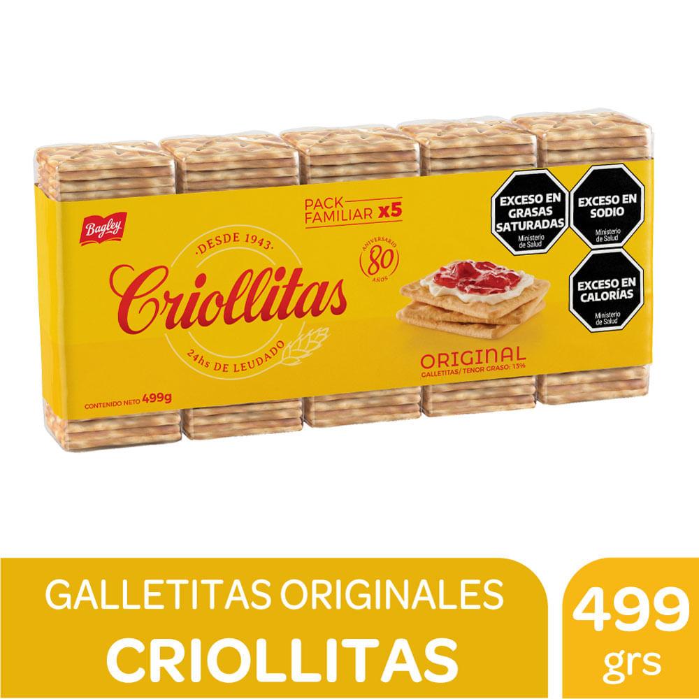 GALLETITAS ORIGINAL CRIOLLITAS x499grs