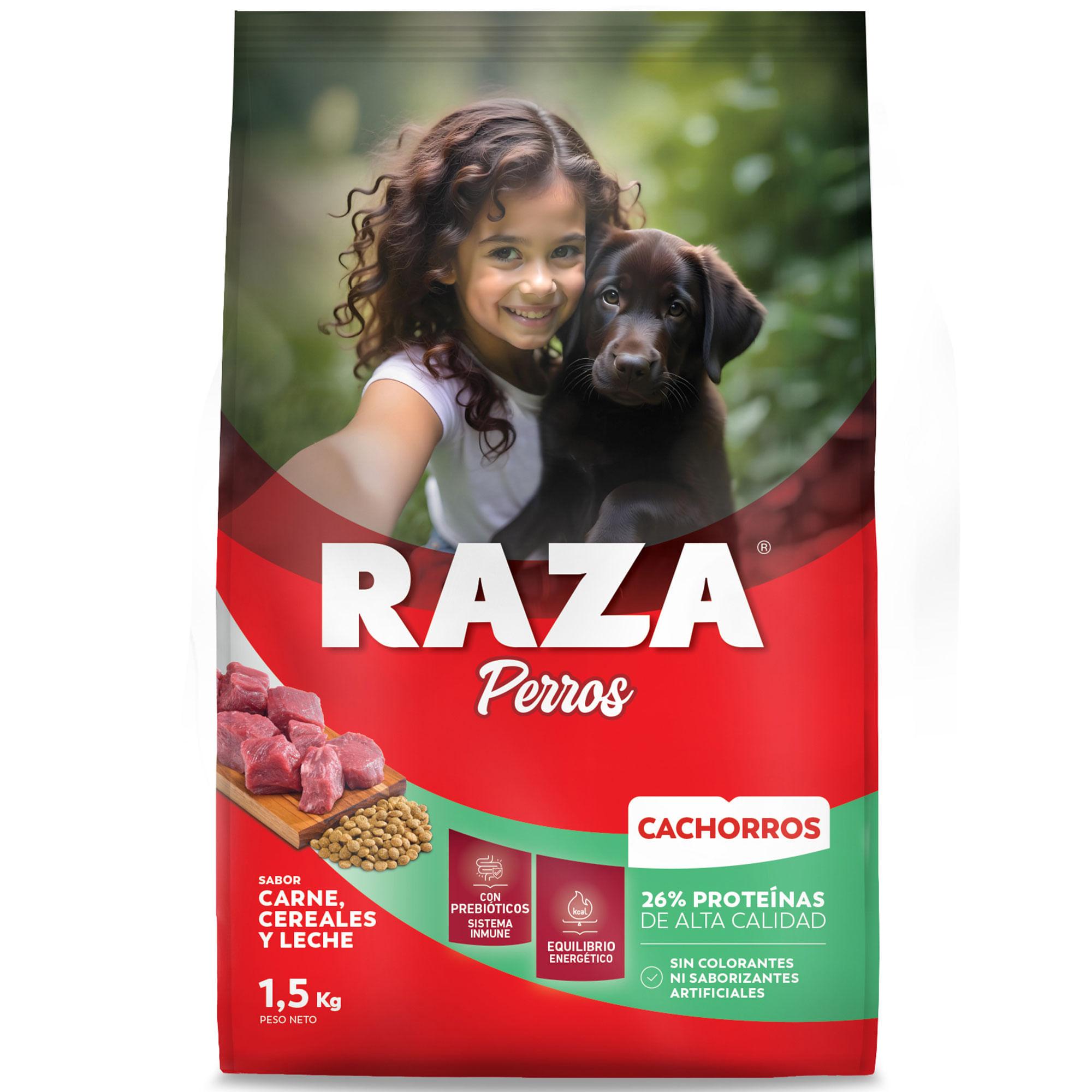 ALIMENTO P/CACHORRO CARNE CER Y LECHE RAZA x 1.5kg