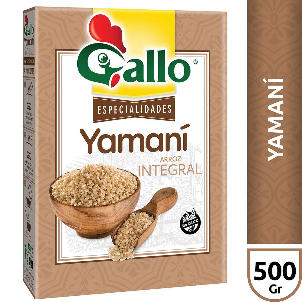 ARROZ GALLO INTEGRAL YAMANI x 500g