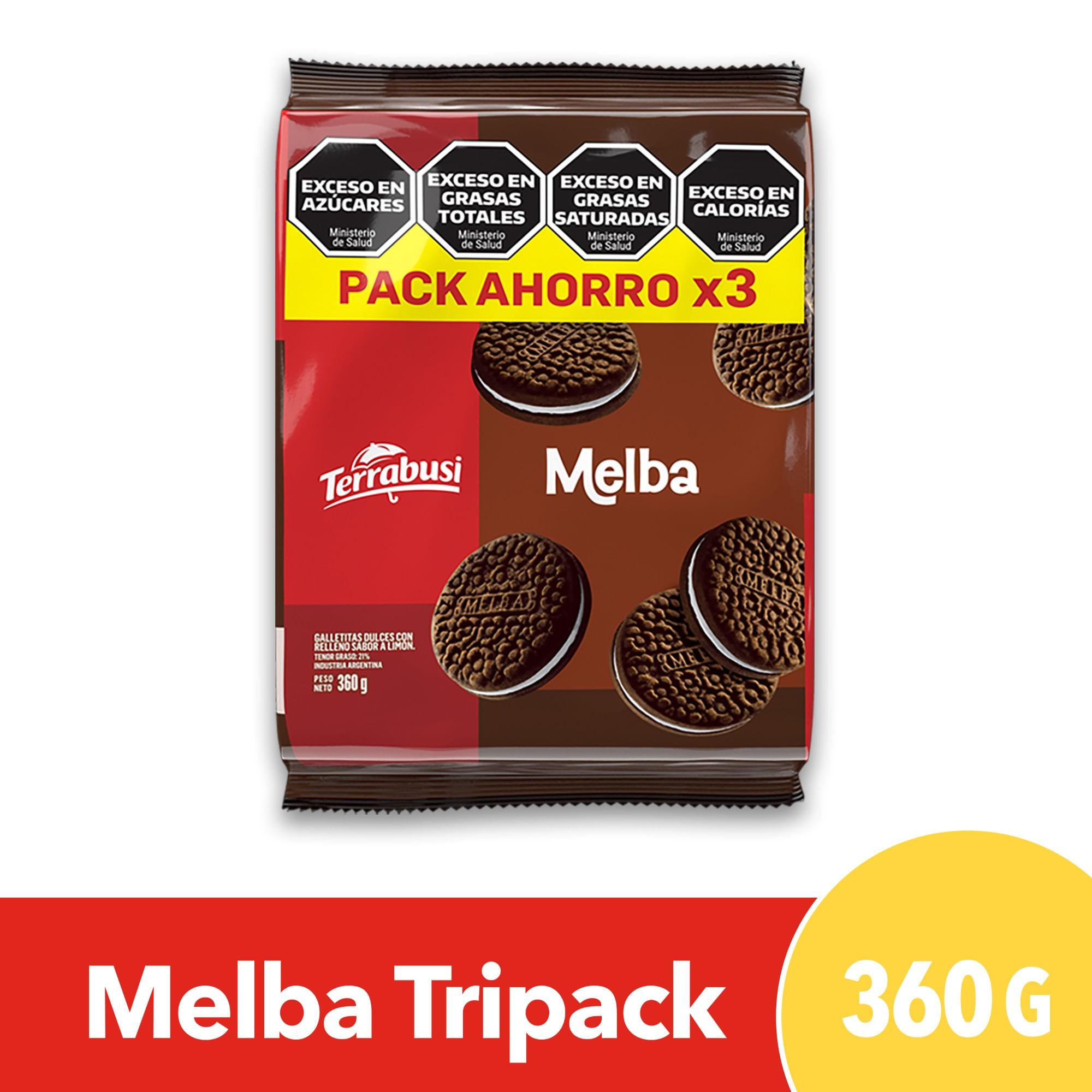 GALLETITAS MELBA TRIPACK x 360g