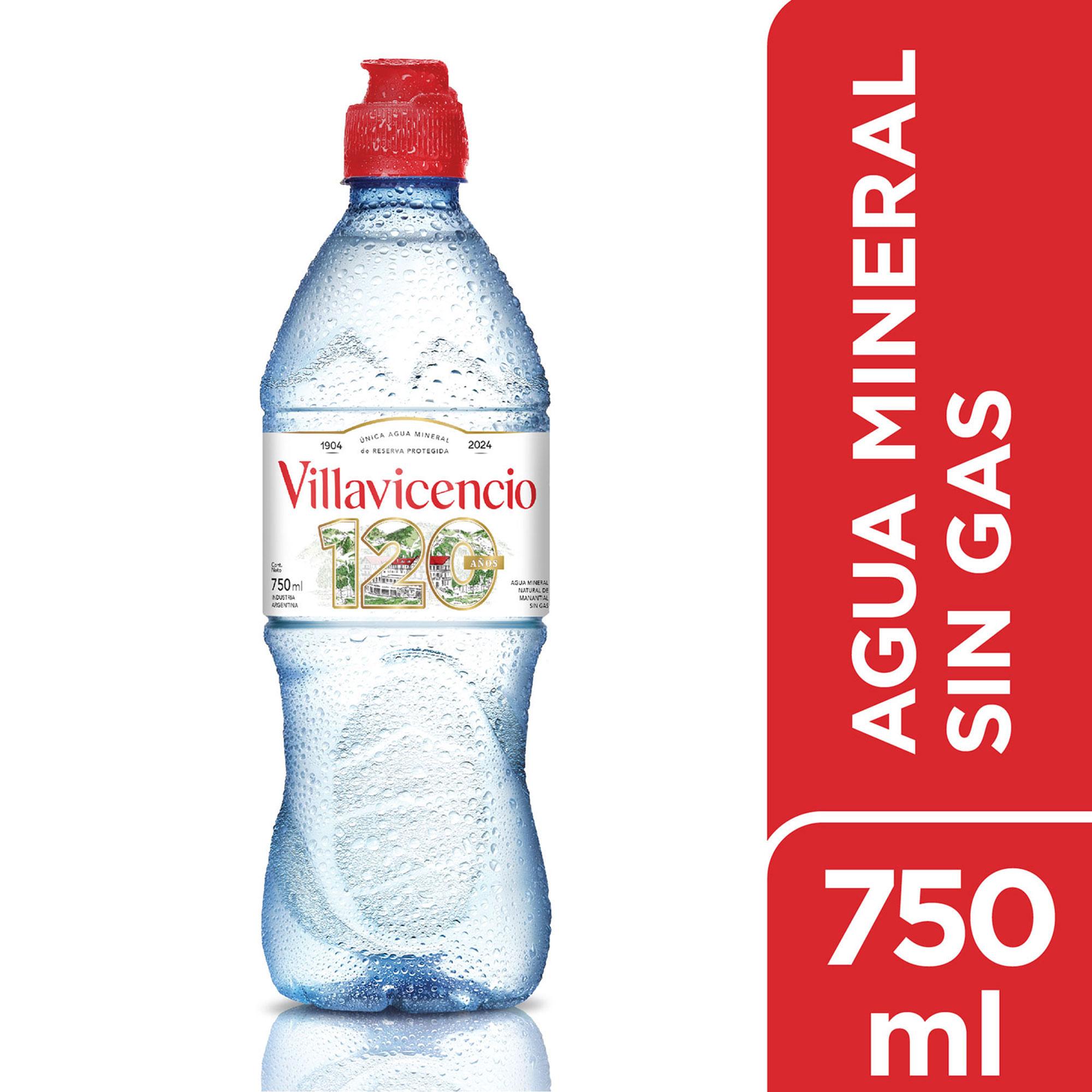 AGUA MINERAL VILLAVICENCIO AVENTURA C/PICO x 750ml