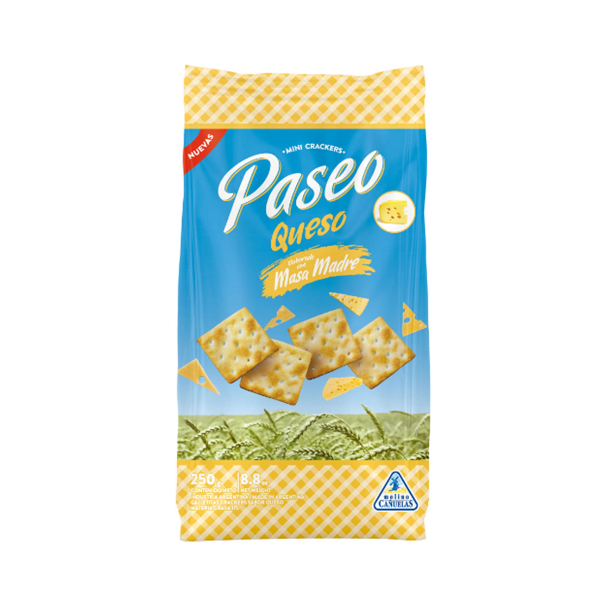 GALLETITAS PASEO CRACKERS QUESO 250gr