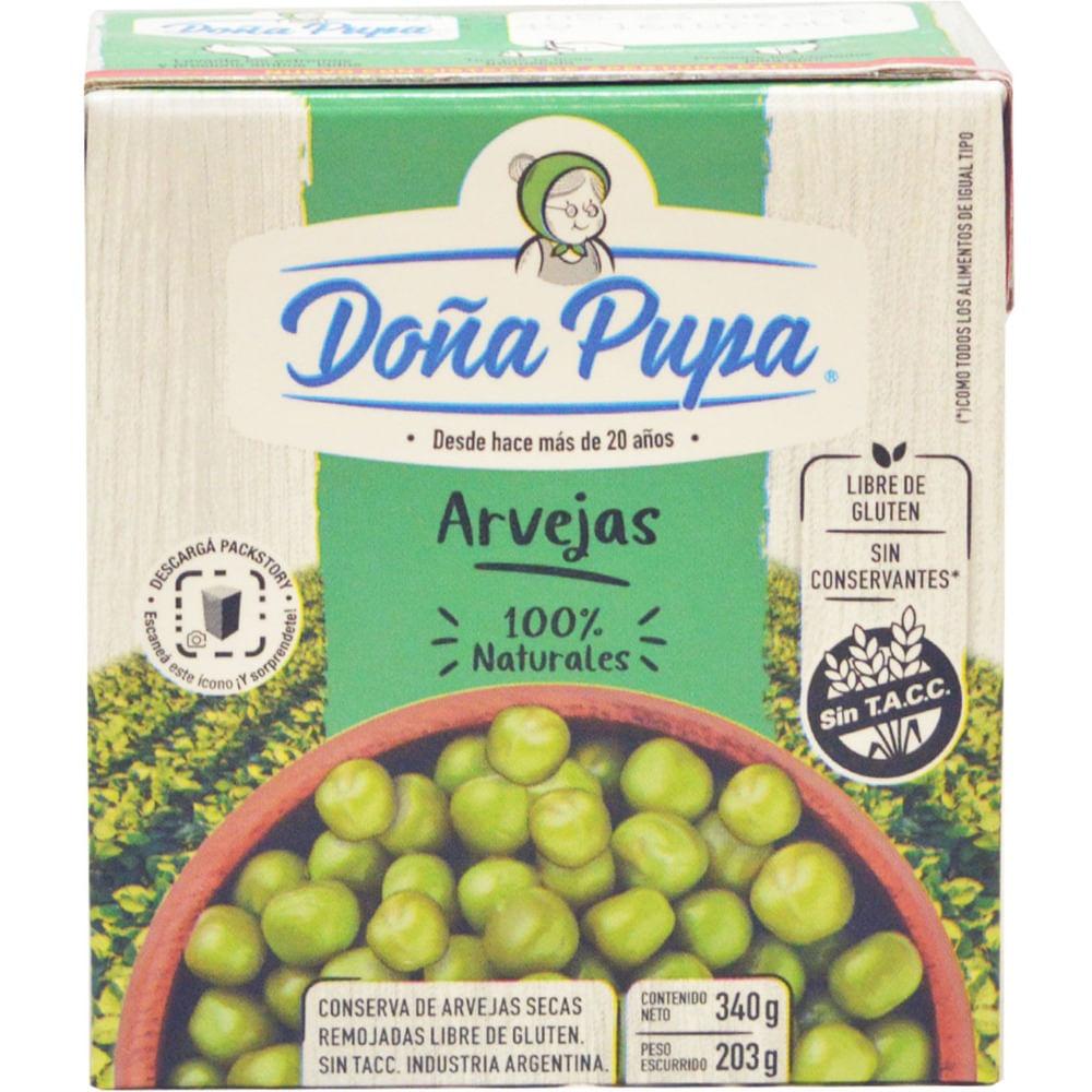 ARVEJAS TETRA DOÑA PUPA X340G