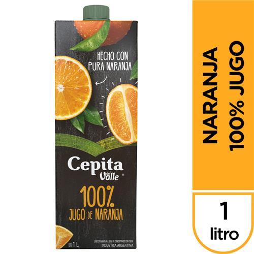 CEPITA NARANJA 100 % TETRA x 1L