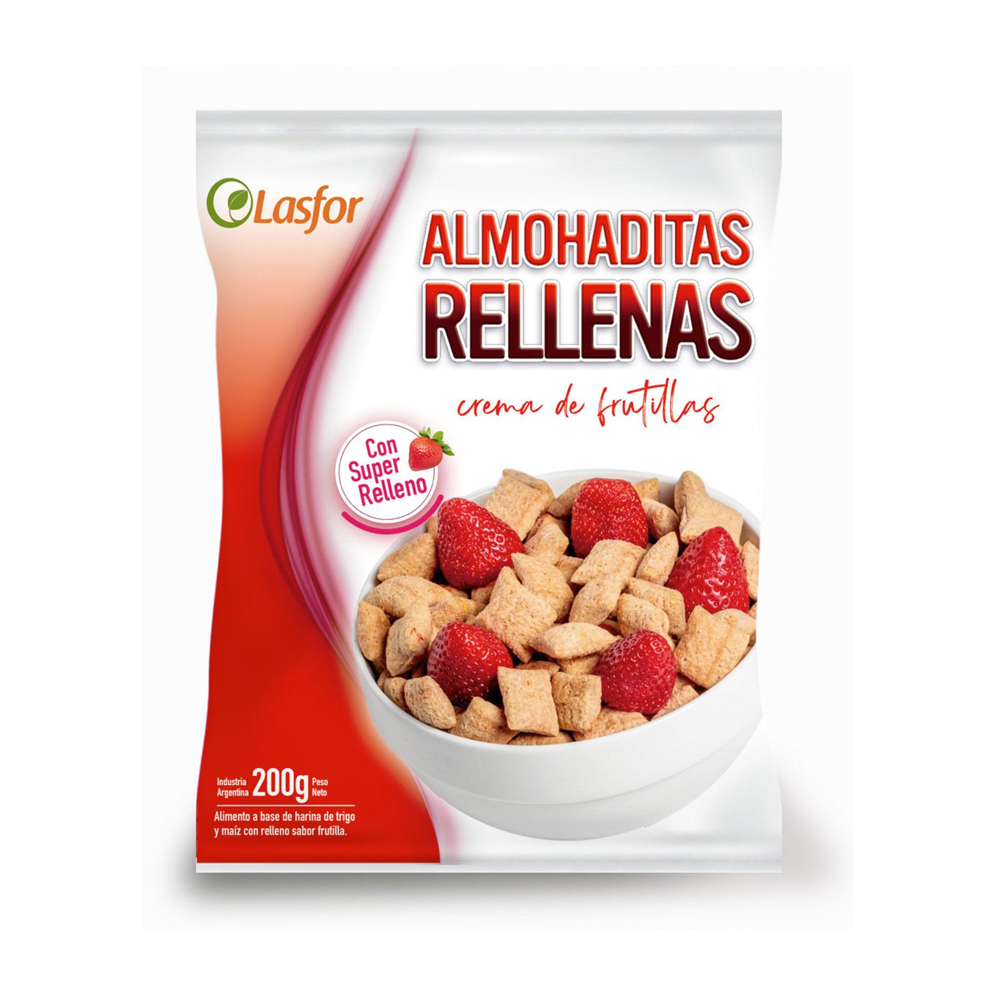 ALMOHADITAS RELL FRUTILLA LASFOR x200grs