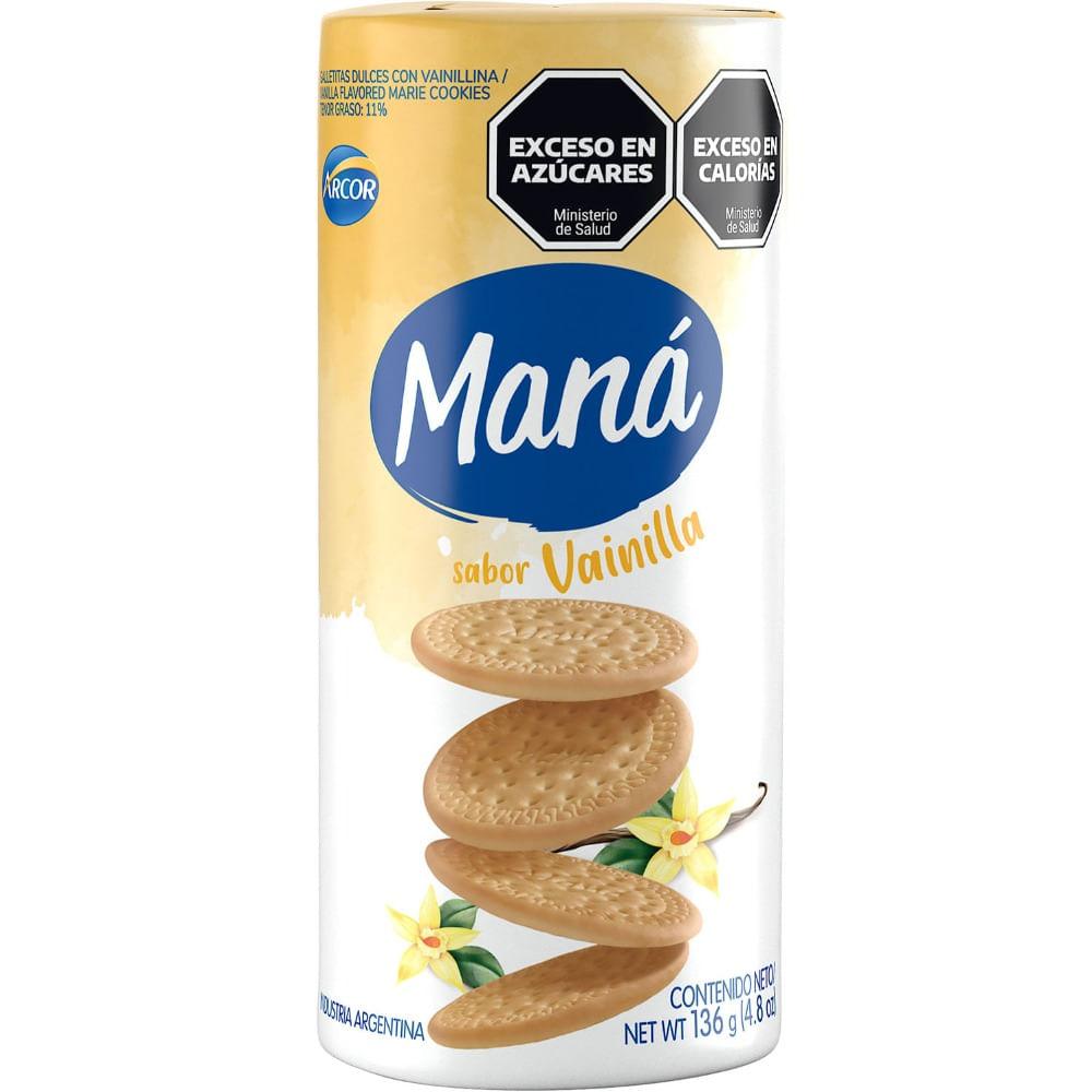 GALLETITAS MANA LIVIANAS VAINILLA x 136 g
