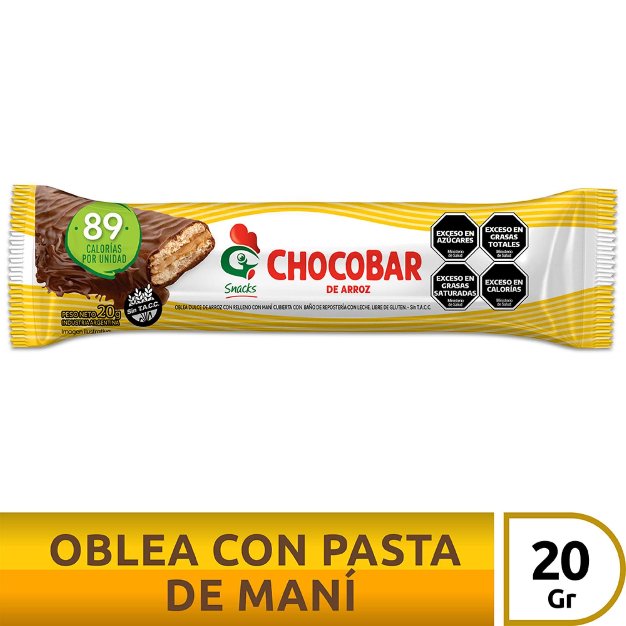 BARRITA ARROZ CHOCOBAR GALLO x 20g
