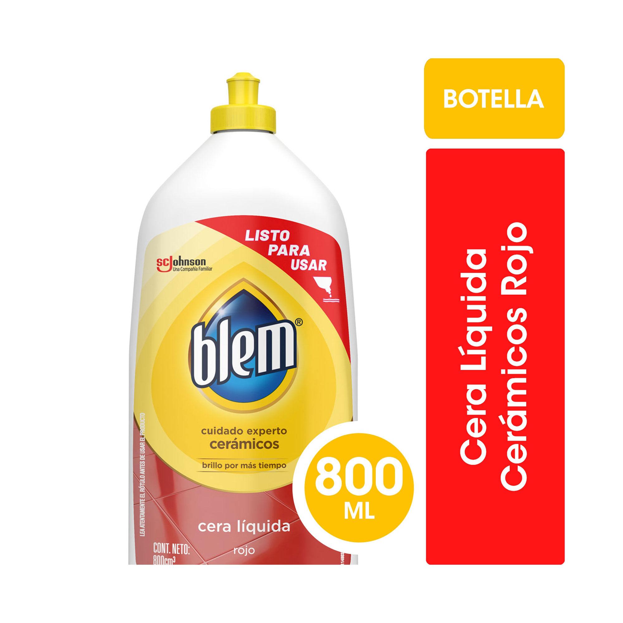 CERA LIQUIDA BLEM CERAMICOS ROJO x800ml