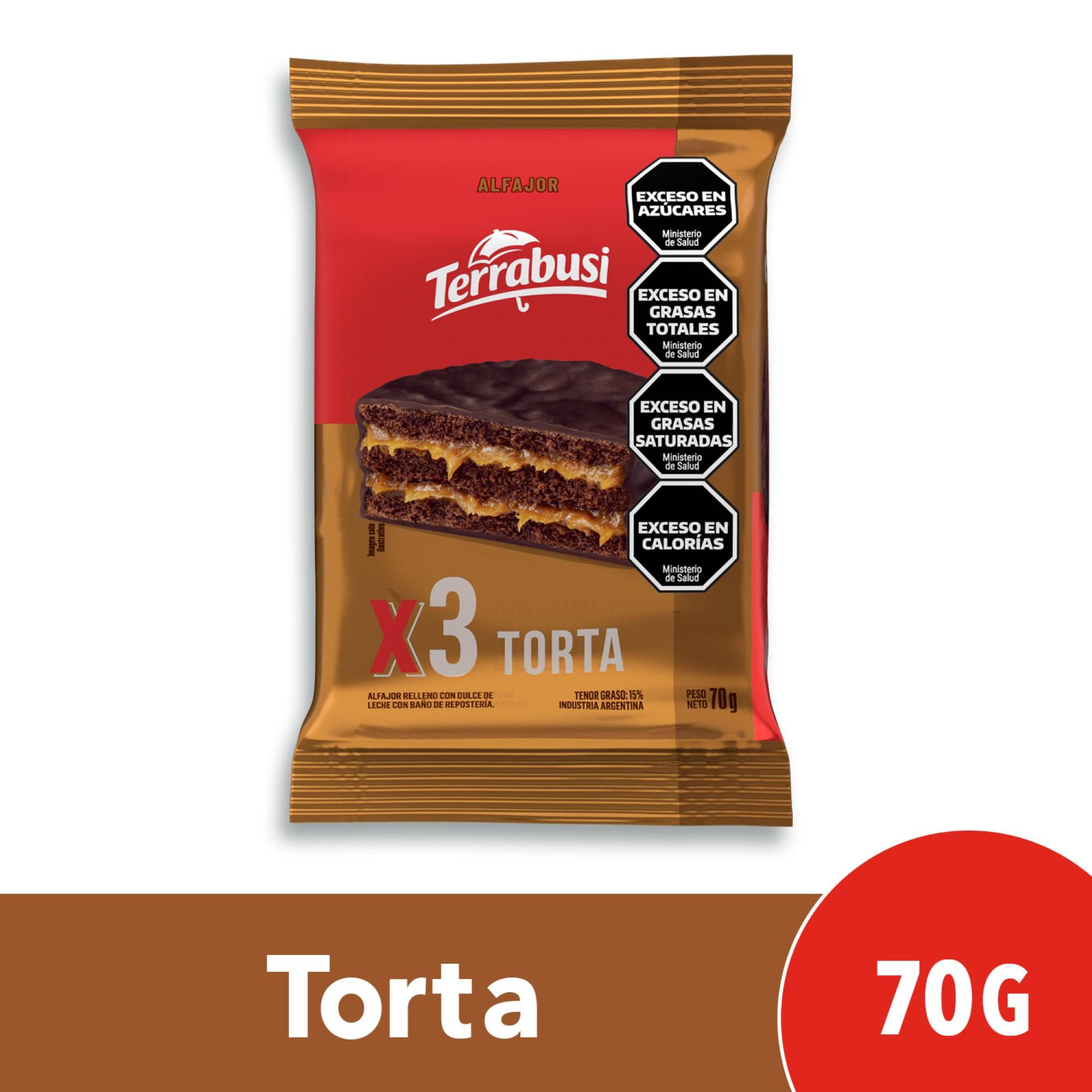 ALFAJOR TORTA TERRABUSSI x70g