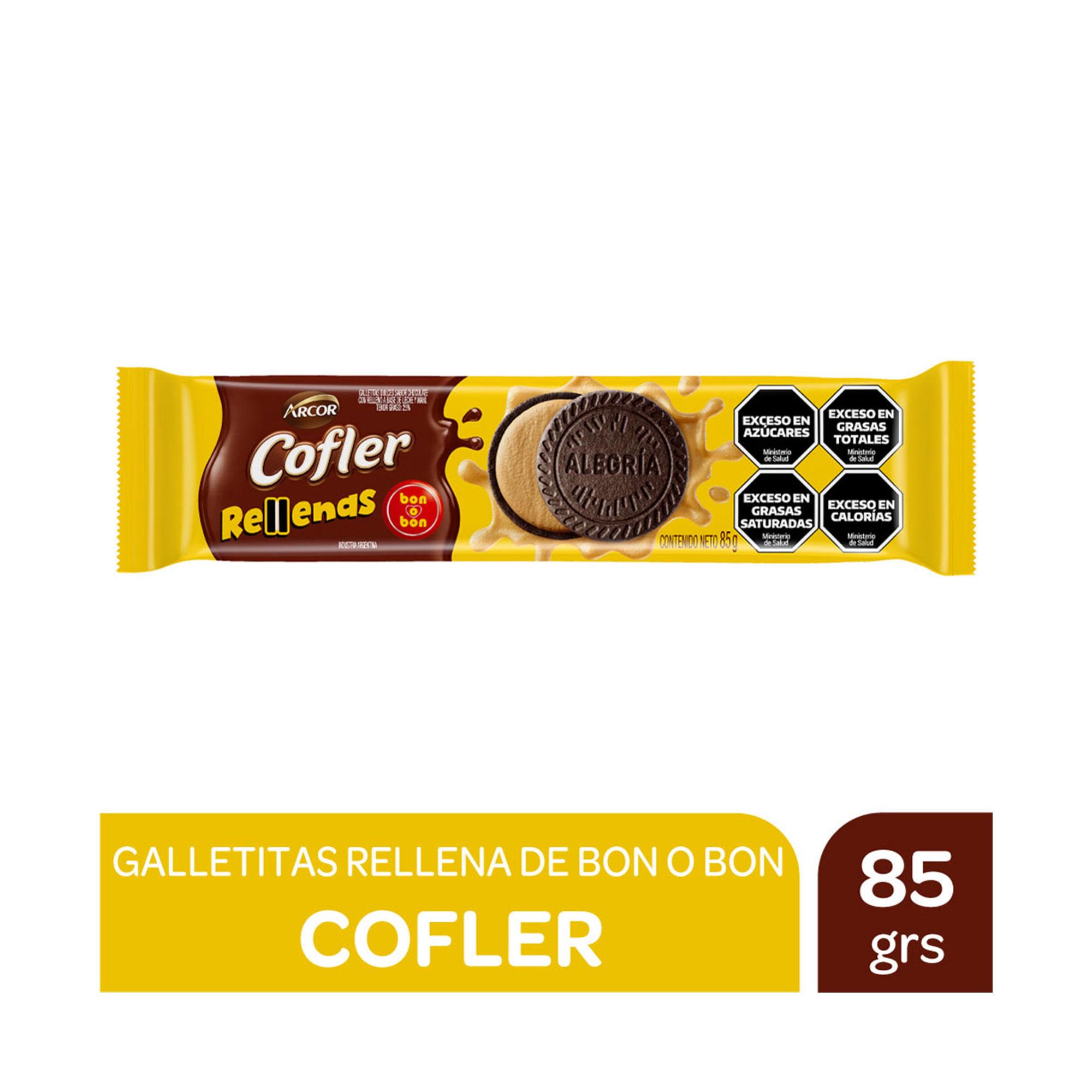 GALLETITAS COFLER RELLENAS DE BON O BON x 85g