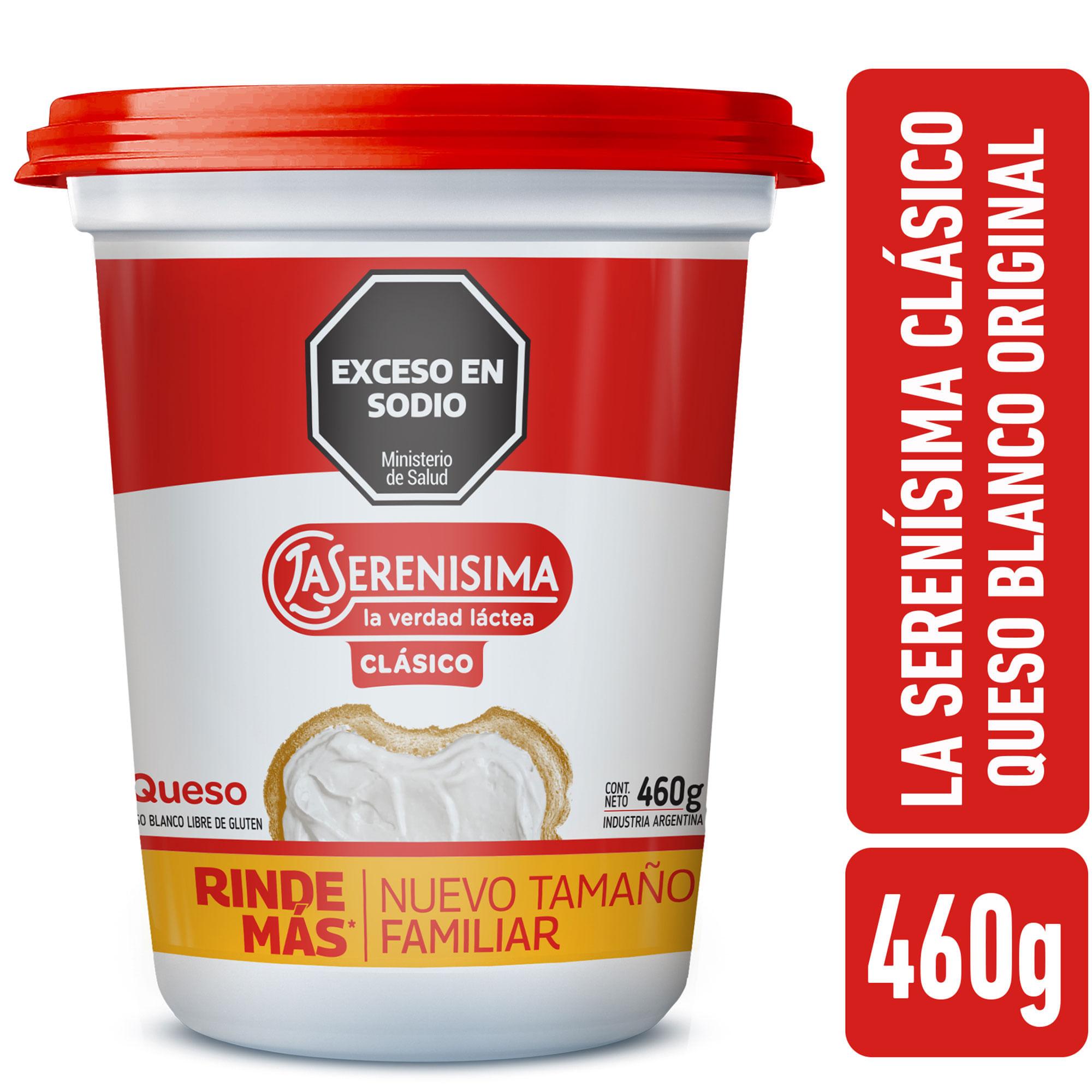 QUESO BLANCO LA SERENISIMA CLASICO X460GRS
