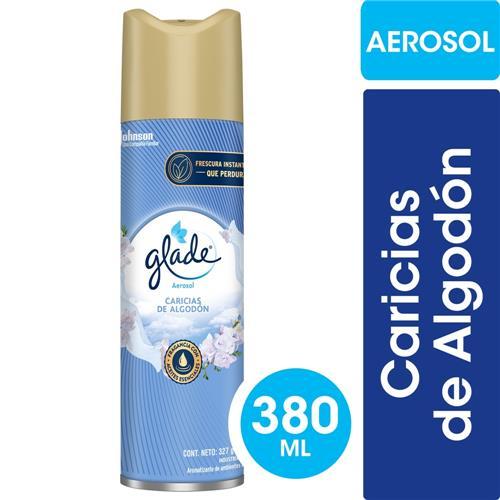 DESODORANTE AMB CARICIAS ALGODON GLADE x 380 ml