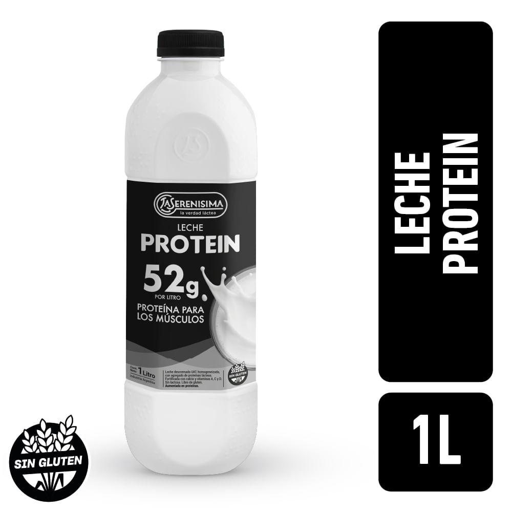 LECHE DESCREMADA PROTEIN 46g LA SERENISIMA PET x 1l