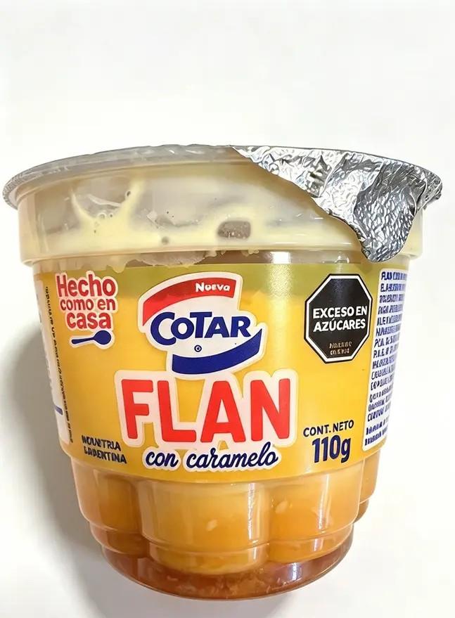 FLAN C/CARAMELO COTAR 110g