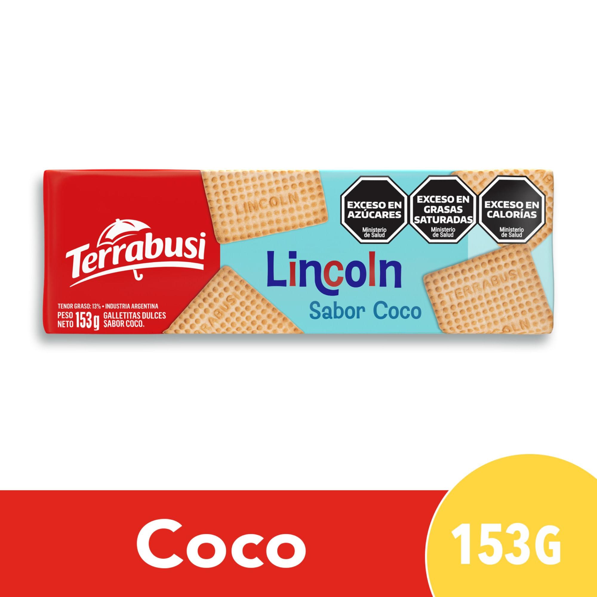 GALLETITAS LINCOLN COCO x 153g